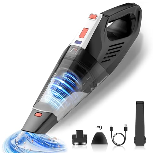 - Hihhy Handheld Vacuum Cleaner | 9000Pa Portable Car Vacuum Cleaner | 135w -