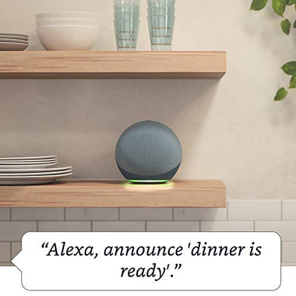 - Echo (4th generation) | Premium sound Wi-Fi and Bluetooth Smart Speaker -