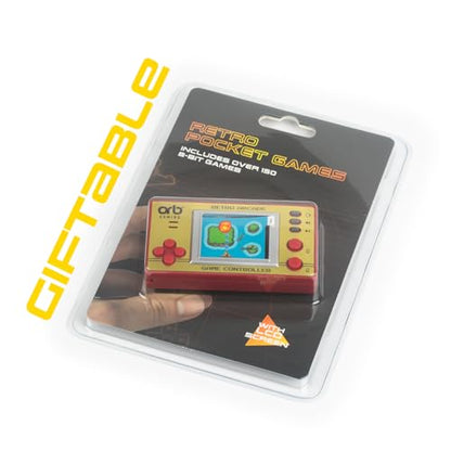 - Mini Retro Games Console | 150 In-Built Games | 8-Bit Retro Gaming Handheld Console -