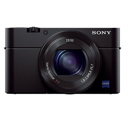 - Sony RX100 III | Advanced Premium Compact Camera | 24-70 mm F1.8-2.8 Zeiss Lens and Flip Screen for Vlogging -