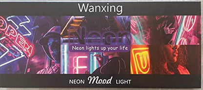- wanxing Vice City Neon Sign Pink White Led Sign for Bedroom Wall Decor