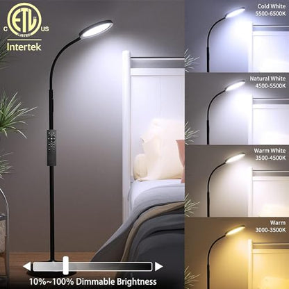 - Keepsmile Floor Lamp | Super Bright Dimmable LED Lamp -