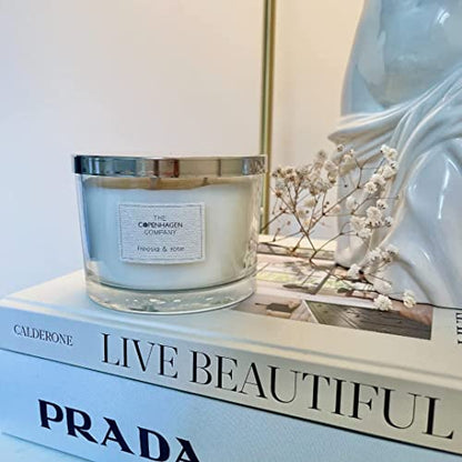 - Luxury Scented Candles Gifts for Women | Natural Wax Blend | 35 Hours Burn Time -