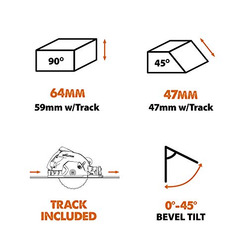 - Evolution Power Tools R185CCS Circular Saw | TCT Multi-Material Blade -