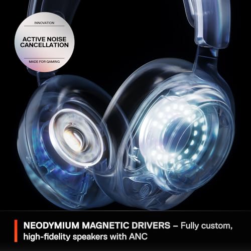 - SteelSeries | Arctis Nova Pro Wireless Multi-System Gaming Headset |  Active Noise Cancellation | ClearCast Gen 2 Mic - PC, PS5, PS4, Switch, Mobile -