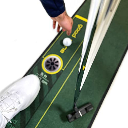 - WELLPUTT - Golf Training Putting Mat - 3m Start 2.0