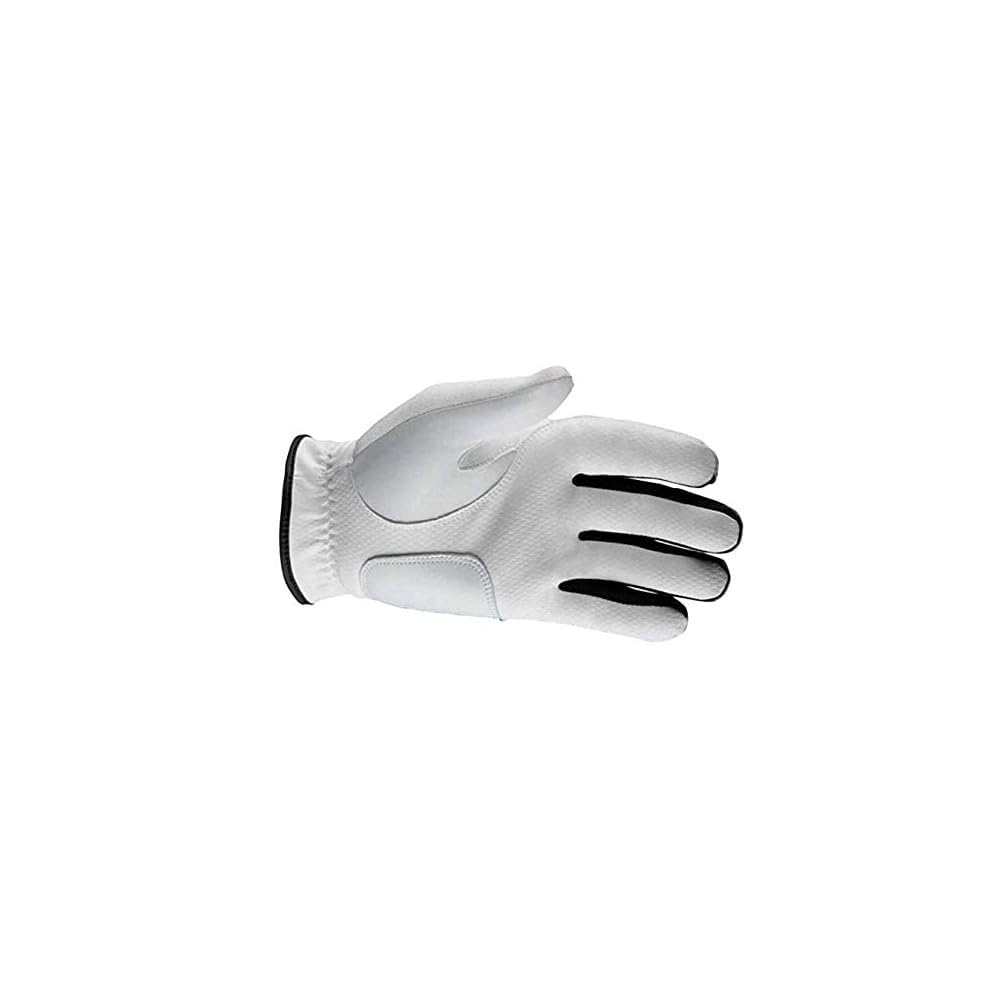 - Wilson Staff Men's Grip Plus Golf Glove, Left Hand, White, Medium/Large