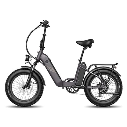 - Fafrees FF20 Polar Fatbike E Bike Men's 20 Inch 48V 10.4Ah*2 Batteries UK Plug -