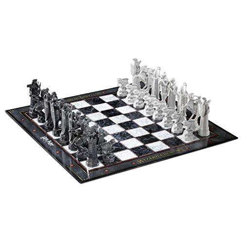 - The Noble Collection | Harry Potter Wizard Chess Set | Includes Chess Piece Storage Bags -