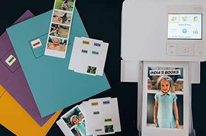 Canon SELPHY CP1500 White GB Compact Photo Printer – Wireless Printing, Long-Lasting Prints, USB-C & SD Card Connectivity – Ideal for Scrapbooks & Photo Albums