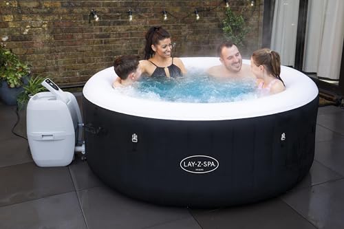 - Lay-Z-Spa Miami | AirJet Inflatable Hot Tub Spa | 2-4 person -