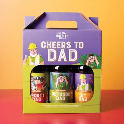 - The Great British Cellar Cheers to Dad | Gift Pack Containing 3 -