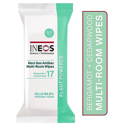 - INEOS Next-Gen | Antibac Multi-Room Disinfectant Biodegradable 60 Wipes -