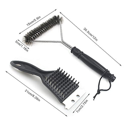 - Fyfjur BBQ Cleaning Wire Brush | Bbq Cleaner |Grill Brush | BBQ Oven Cleaner -