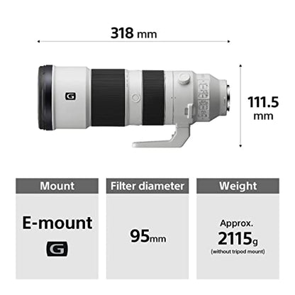 - Sony SEL200600G | High-Resolution | Full Frame | Super Telephoto Zoom G Lens -