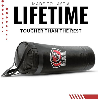 Outdoor Punch Bag 𝗛𝗘𝗔𝗩𝗬 𝗙𝗜𝗟𝗟𝗘𝗗 | For Boxing | Boxing Gloves | Skipping Rope & Bracket Set -