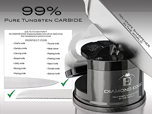 - Diamond Edge No.1 Knife Sharpener in The World -