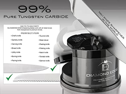 - Diamond Edge No.1 Knife Sharpener in The World -