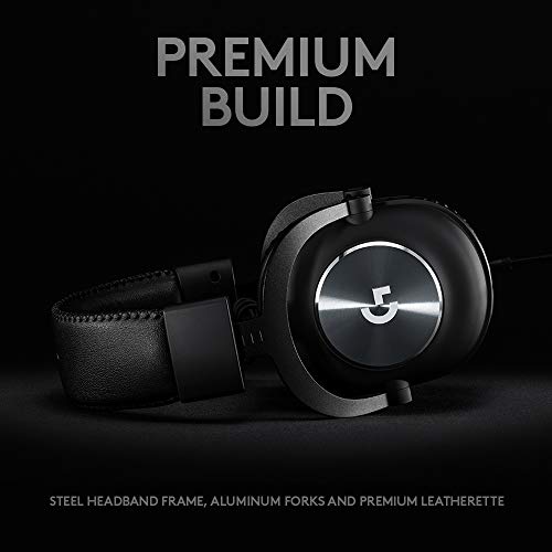 - Logitech G PRO X Gaming-Headset | Corded | Over-Ear Headphones with Blue VO!CE Mic -