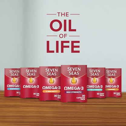 - Seven Seas Omega-3 Fish Oil Max Strength | 1250 mg Fish Oil | 1063 mg Omega-3 -