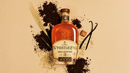 - WhistlePig 10 Years Old Rye Whiskey, Gift Box, 70cl