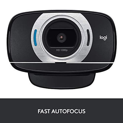 - Logitech C615 Portable Webcam | Full HD 1080p/30fps | Widescreen Video Calling | Foldable | Light Correction | Autofocus -