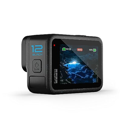 - GoPro HERO12 Black | Waterproof Action Camera | 5.3K60 Ultra HD Video -