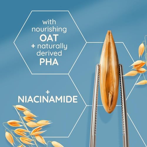 Aveeno Skin Renewal Smoothing Cream (1x 300ml), with Nourishing Prebiotic Oat, 6% Naturally-Derived PHA & Smoothing Niacinamide, Nourishing Skin Cream to Smooth, Even, and Brighten the Complexion