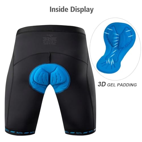 - ROTTO Cycling Shorts | Mens Mountain Road Bike Shorts | Padded | Breathable | Comfortable -