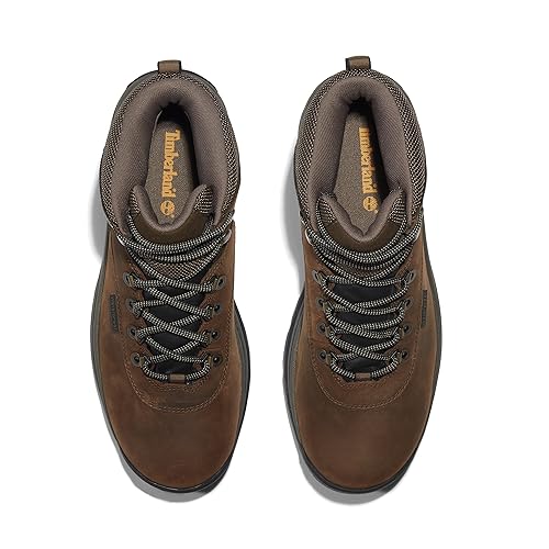 - Timberland Men's White Ledge Mid Wp Chukka Boots | Md Brown Full Grain -