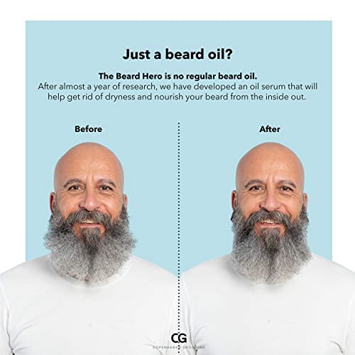 Copenhagen Grooming Beard Hero - Beard Oil for Men - Hydrating and Nourishing Beard Growth Oil & Beard Serum - Beard Care - Face Care for Men