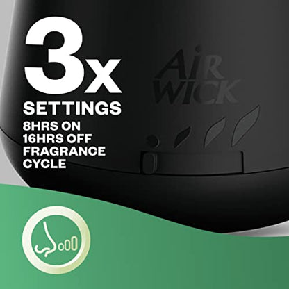Airwick Essential Mist Diffuser Kit, Pumpkin Spice & Everything Nice,1 Device & 1 refill (20 ml), Natural Essential Oils, Last up to 45 days, Air freshener