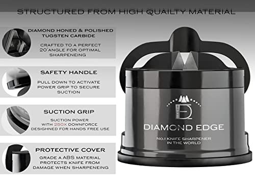 - Diamond Edge No.1 Knife Sharpener in The World -