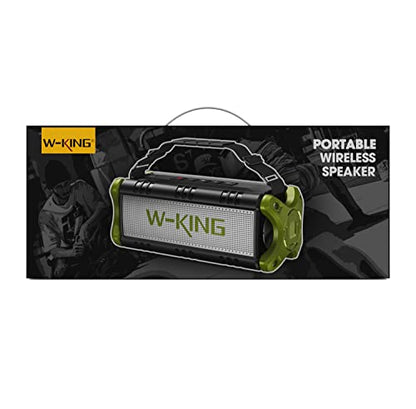 - W-KING Bluetooth Speakers, 90W Peak 50W RMS Portable Bluetooth Speaker