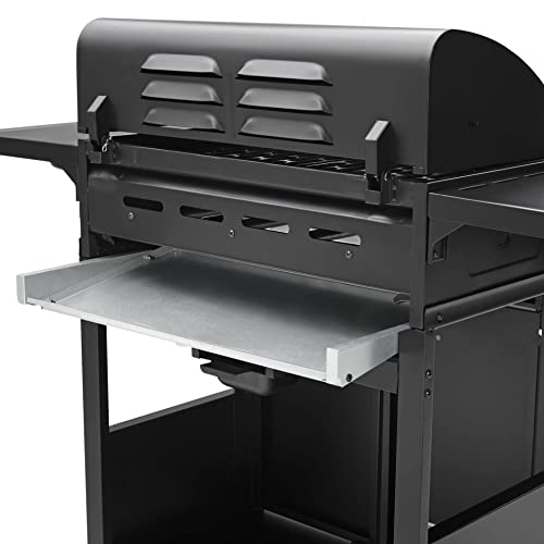 CosmoGrill 4+1 Series Gas BBQ with Side Barbecue Burner and Storage (4+1 BBQ with Cover)