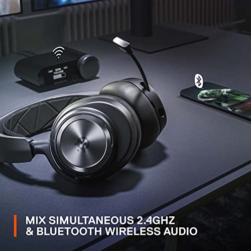 - SteelSeries | Arctis Nova Pro Wireless Multi-System Gaming Headset |  Active Noise Cancellation | ClearCast Gen 2 Mic - PC, PS5, PS4, Switch, Mobile -