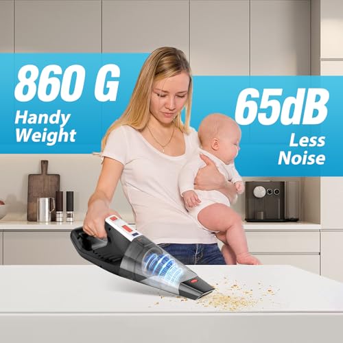 - Hihhy Handheld Vacuum Cleaner | 9000Pa Portable Car Vacuum Cleaner | 135w -