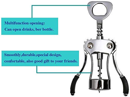 - Wing Corkscrew Stainless Steel Wine Opener.