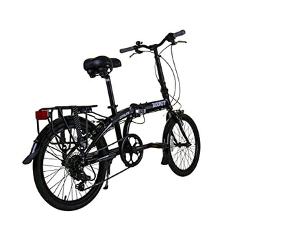 Bounty Citylite Folding Bike | Lightweight Aluminium Frame | 6 Speed Shimano Gears with Revo Shifters | ideal for Commuting | Folding Bike | Adult Bike