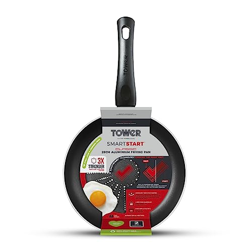 - Tower T700301 SmartStart Classic | Aluminium Frying Pan | Easy Clean -