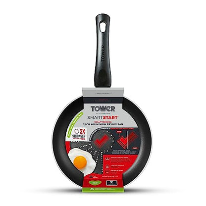 - Tower T700301 SmartStart Classic | Aluminium Frying Pan | Easy Clean -