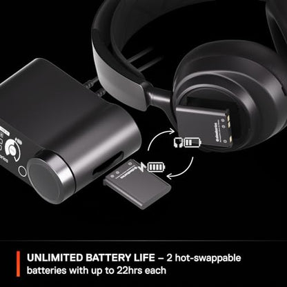 - SteelSeries | Arctis Nova Pro Wireless Multi-System Gaming Headset |  Active Noise Cancellation | ClearCast Gen 2 Mic - PC, PS5, PS4, Switch, Mobile -