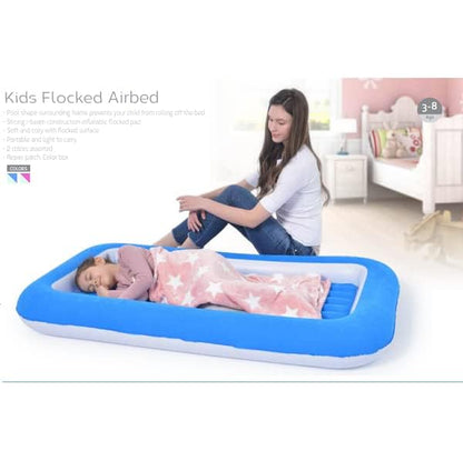 - JILONG Childrens Kids Inflatable Safety Flocked AIRBED -
