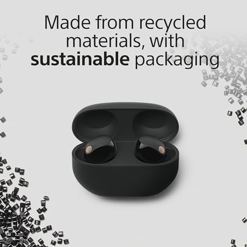- Sony WF-1000XM5 Wireless Noise Cancelling Headphones With Bluetooth | In-ear Headphones | Black -