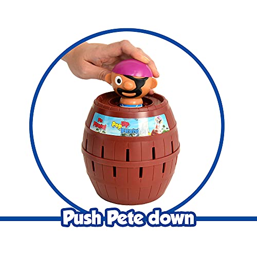 - TOMY Pop Up Pirate Classic Children's Action Board Game | Choc Brown -
