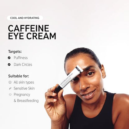 - The Inkey List Caffeine Eye Cream 15ml | Suitable For All Skin Types -