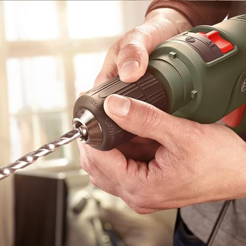 Bosch Electric Combi Drill EasyImpact 600 (600 W, in Carrying Case), Dark Green