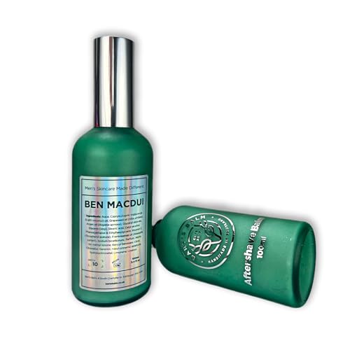 Bart's Balm Aftershave Balm 100ml Handmade–Sandalwood Oil After shave Balm Men -Argan Oil - Sensitive Post Shave Balm Men