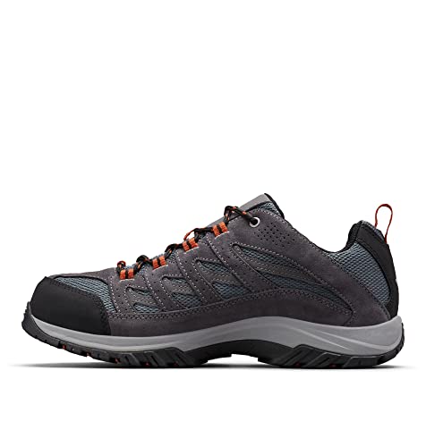 Columbia Men's Crestwood WP waterproof low rise hiking shoes, Grey (Graphite x Dark Adobe), 11 UK