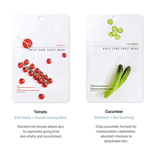 - [Pack of 12] EUNYUL Daily Care Face Sheet Mask Pack